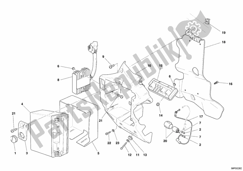 Wszystkie części do Bateria Ducati Superbike 749 R USA 2006